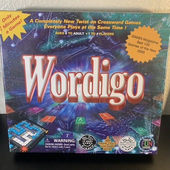 Other - Wordigo Board Game 2003 Ages 8 To Adult New Sealed